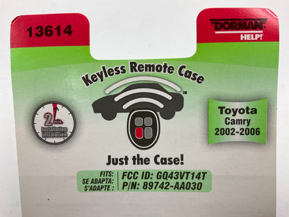 Dorman 13614 Keyless Entry Key Fob Remote - EMPTY Housing Only