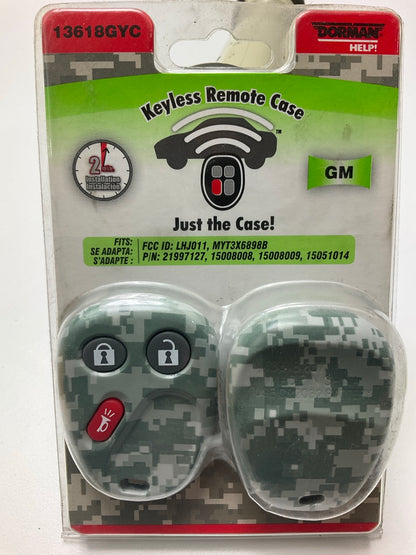 Dorman 13618GYC Keyless Entry Remote Transmitter Cover ONLY - Gray Camouflage