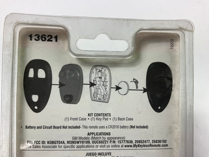 Dorman 13621 Keyless Entry Transmitter Cover - COVER ONLY