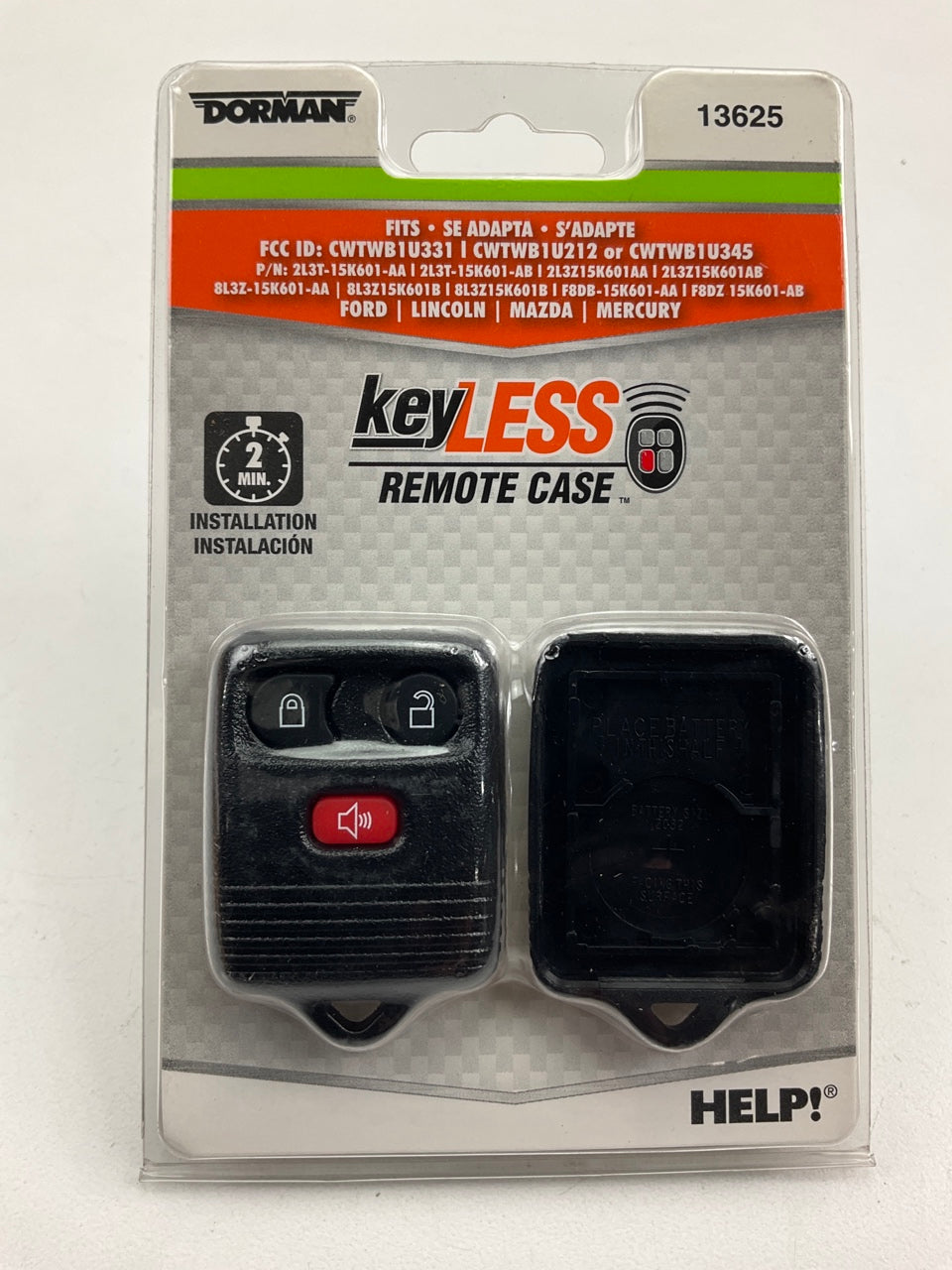 Dorman 13625 Keyless Entry Transmitter Cover - COVER ONLY