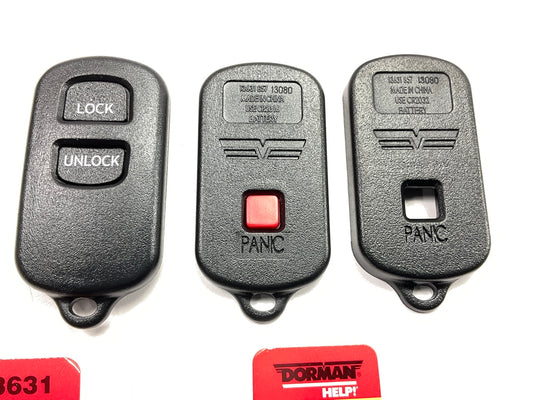 Dorman 13631 Keyless Entry Transmitter Cover, Black - COVER ONLY