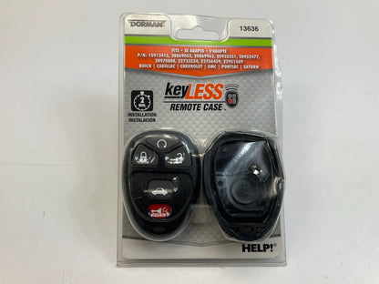 Dorman 13636Keyless Fob Entry Transmitter Cover-Remote Case