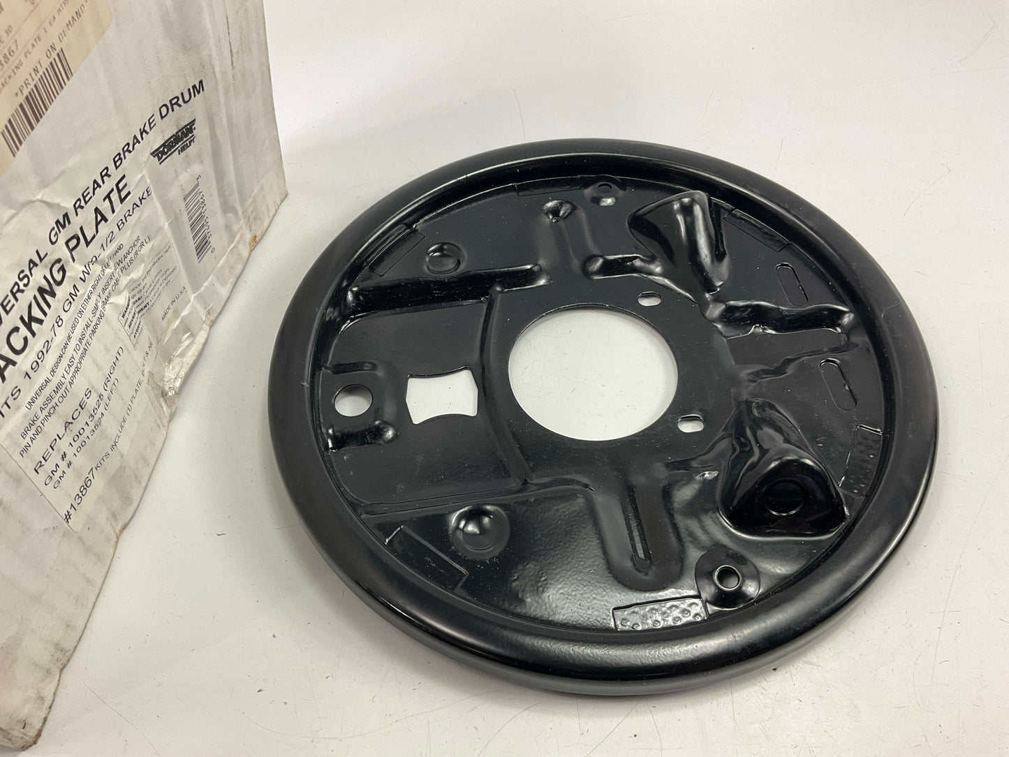 MISSING HARDWARE Dorman 13867 Brake Backing Plate