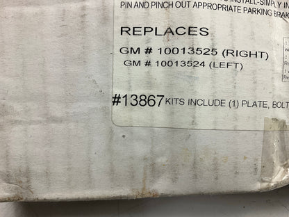 MISSING HARDWARE Dorman 13867 Brake Backing Plate