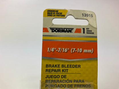 Dorman 13915 Brake Bleeder Screw Repair Kit, 1/4'' - 7/16''