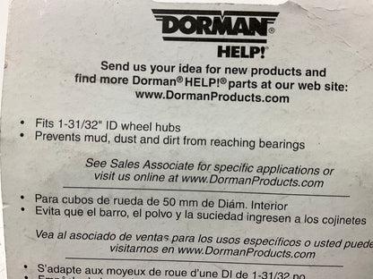 Dorman 13973 Wheel Hub Dust Cap - Front