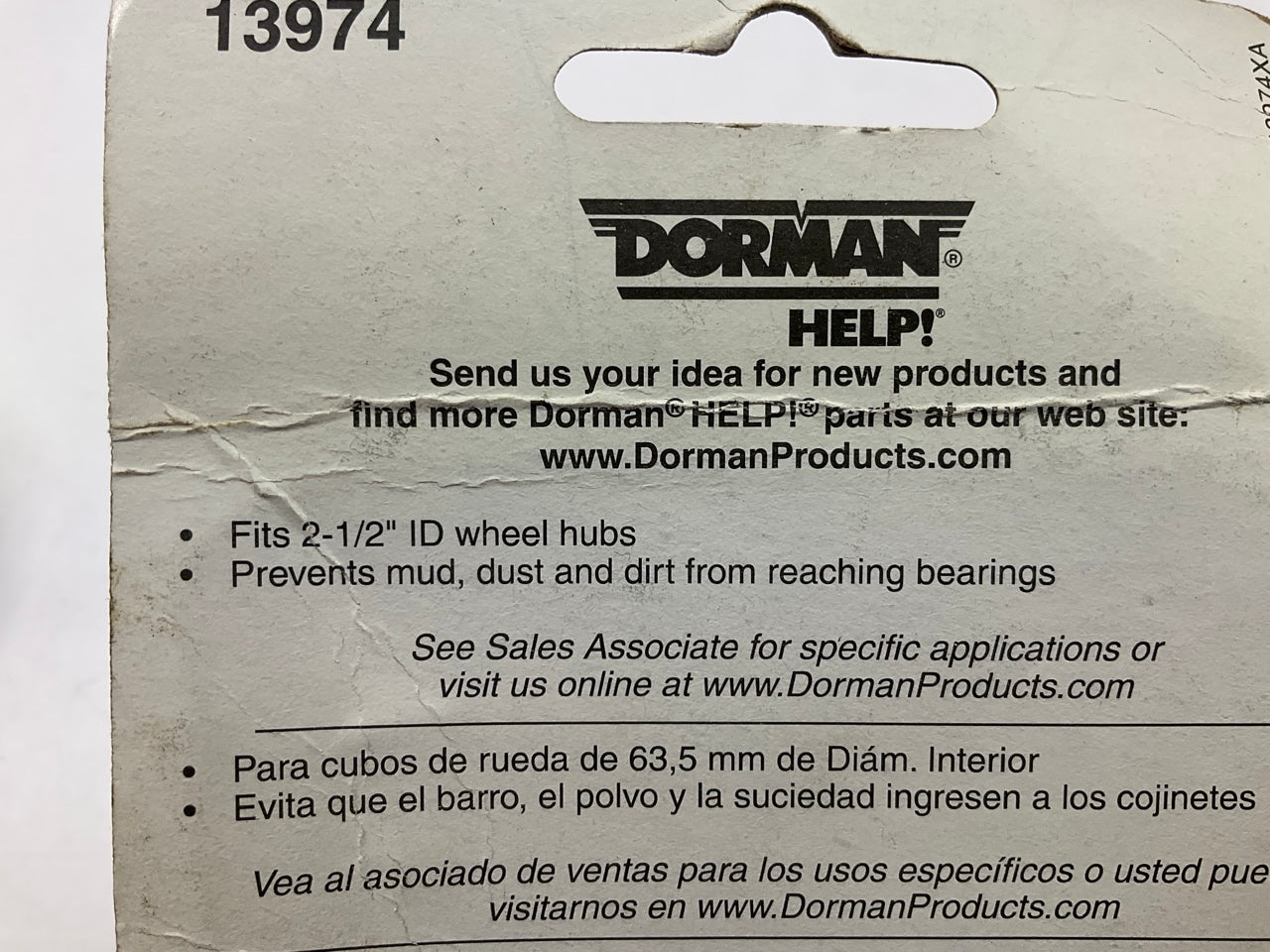 Dorman 13974 Wheel Bearing Dust Cap