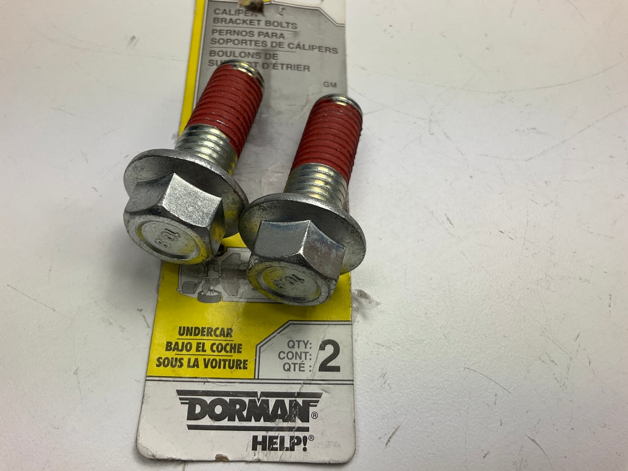 Dorman 14006 Front Disc Brake Caliper Bracket Mounting Bolts, Pair