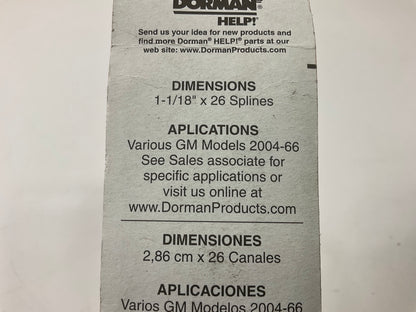Dorman 14523 Manual Transmission Clutch Alignment Tool