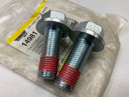 Dorman 14981 Disc Brake Caliper Bracket Mounting Bolts, Pair