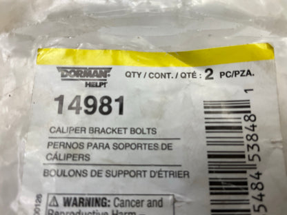 Dorman 14981 Disc Brake Caliper Bracket Mounting Bolts, Pair