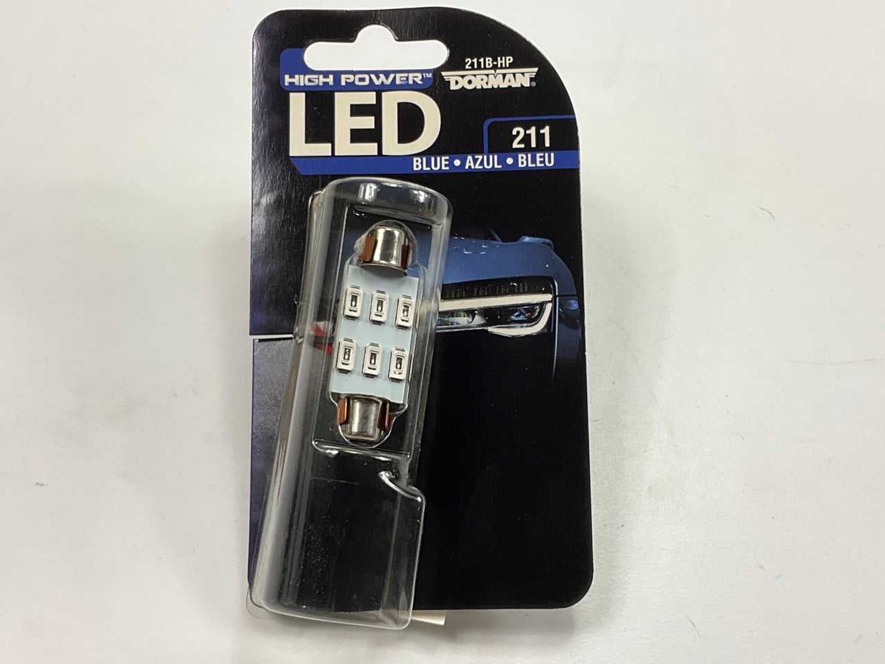 Dorman 211B-HP LED Dome Light Bulb 2W - BLUE, For Bulb # 211