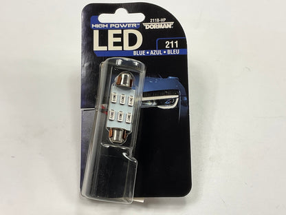 Dorman 211B-HP LED Dome Light Bulb 2W - BLUE, For Bulb # 211