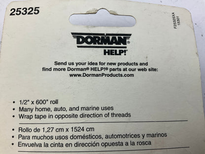 Dorman 25325 Thread Sealing Tape 1/2'' X 600'' Roll