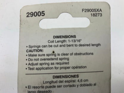 Dorman 29005 Throttle Return Extension Springs, 2/PACK, 1-13/16'' Long