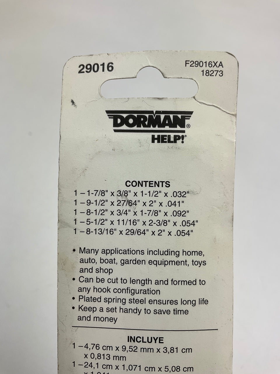 Dorman 29016 Universal Throttle Return Springs - 4 PACK