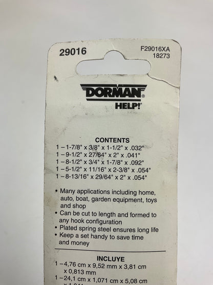 Dorman 29016 Universal Throttle Return Springs - 4 PACK
