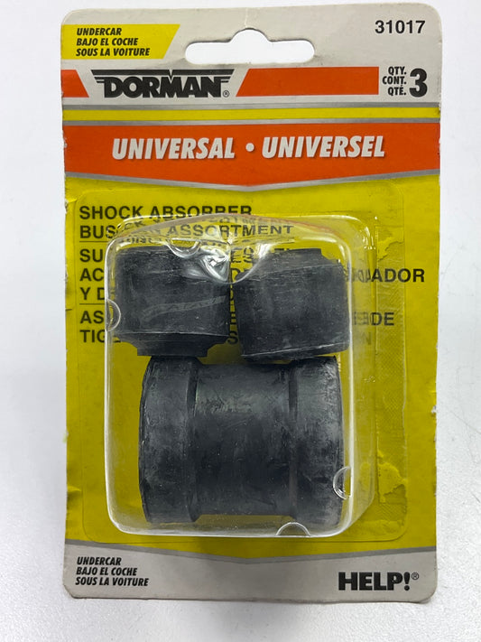 Dorman 31017 Shock Absorber And Sway Bar Bushing Assortment - 3 PCS