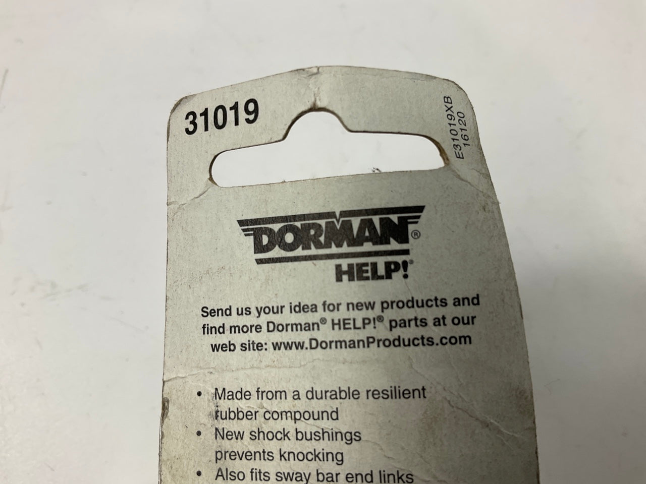 Dorman 31019 Shock Absorber End Link Rubber Mount Bushings, Universal, 4 / PACK