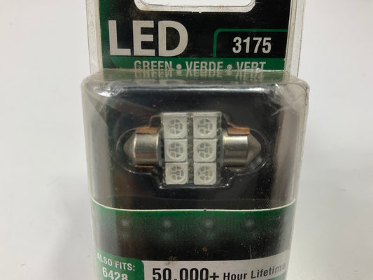 Dorman 3175G-SMD Green LED Dome Light Bulb Light 3175, 6428