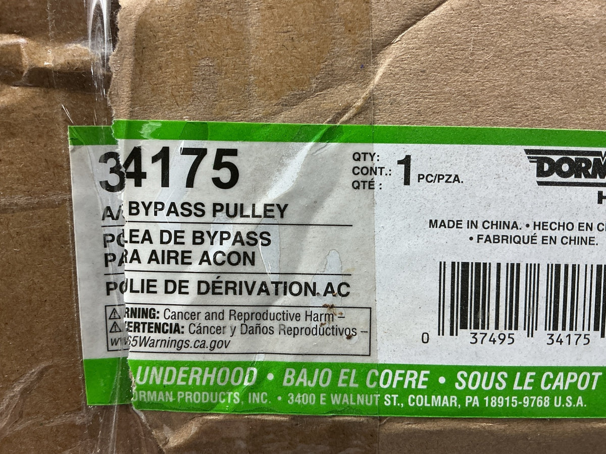 Dorman 34175 A/C Compressor Bypass Pulley