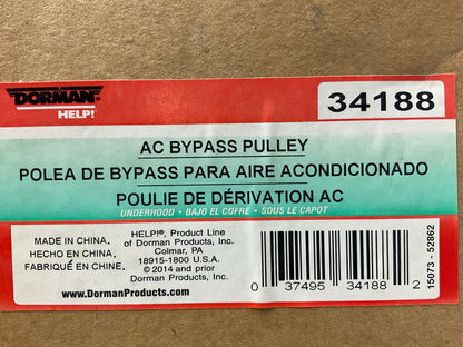 Dorman 34188 A/C Compressor Bypass Pulley