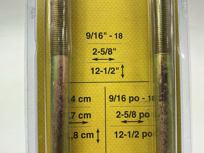 Dorman 35637 Leaf Spring U-Bolt Kit 9/16''-18 X 12-1/2'' X 2- 5/8''