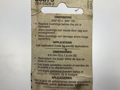 Dorman 38375 Door Hinge Bushing Set