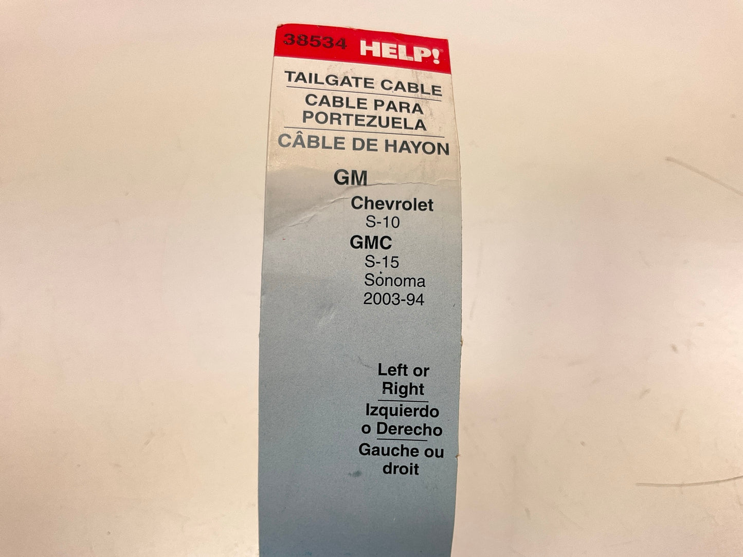 (2) Dorman 38534 Tailgate Support Cable