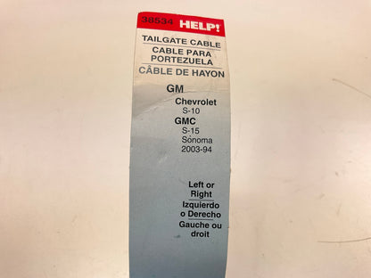 (2) Dorman 38534 Tailgate Support Cable