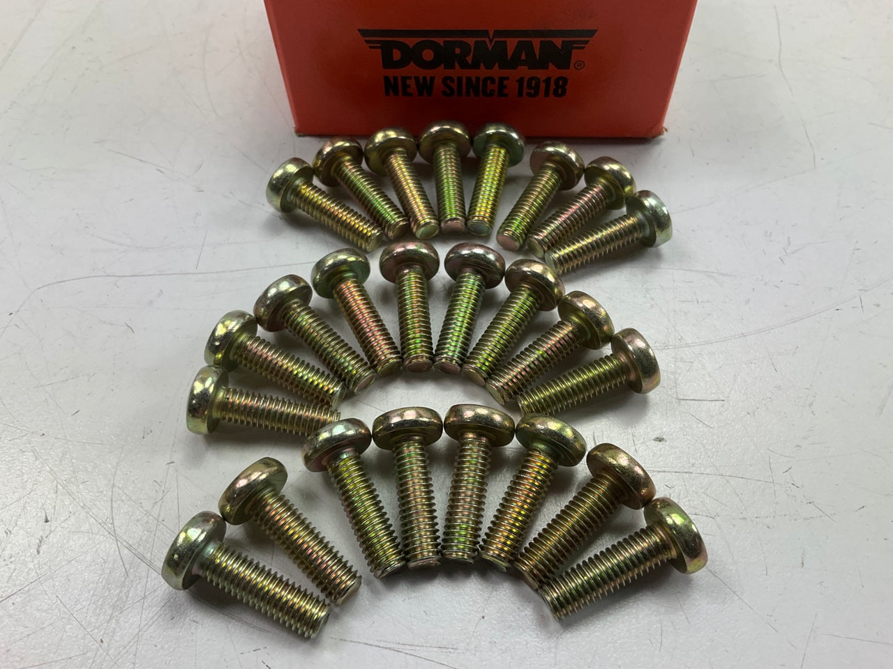 PACK OF 25 Bolts - Dorman 395-023 License Plate Fastener Screw Bolts M6X1.0x20mm