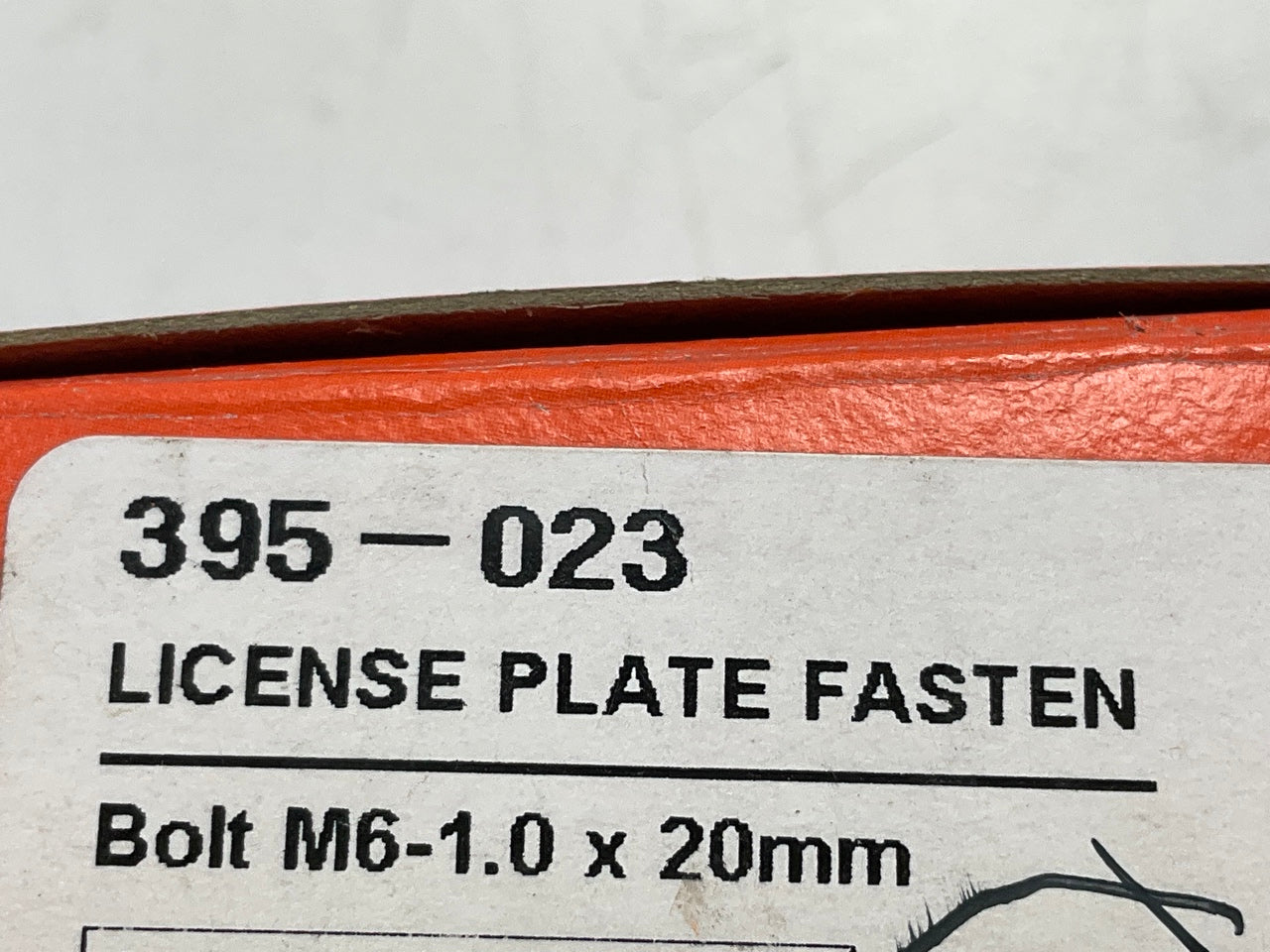 PACK OF 25 Bolts - Dorman 395-023 License Plate Fastener Screw Bolts M6X1.0x20mm