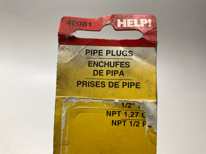 Dorman Help! 40081 Pipe Plugs Square Head 1/2'' NPT - Qty. 2 Pieces