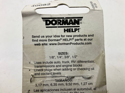 Dorman 40082 Pipe Plugs Assortment Pack: 1/8'', 1/4'', 3/8'', 1/2''