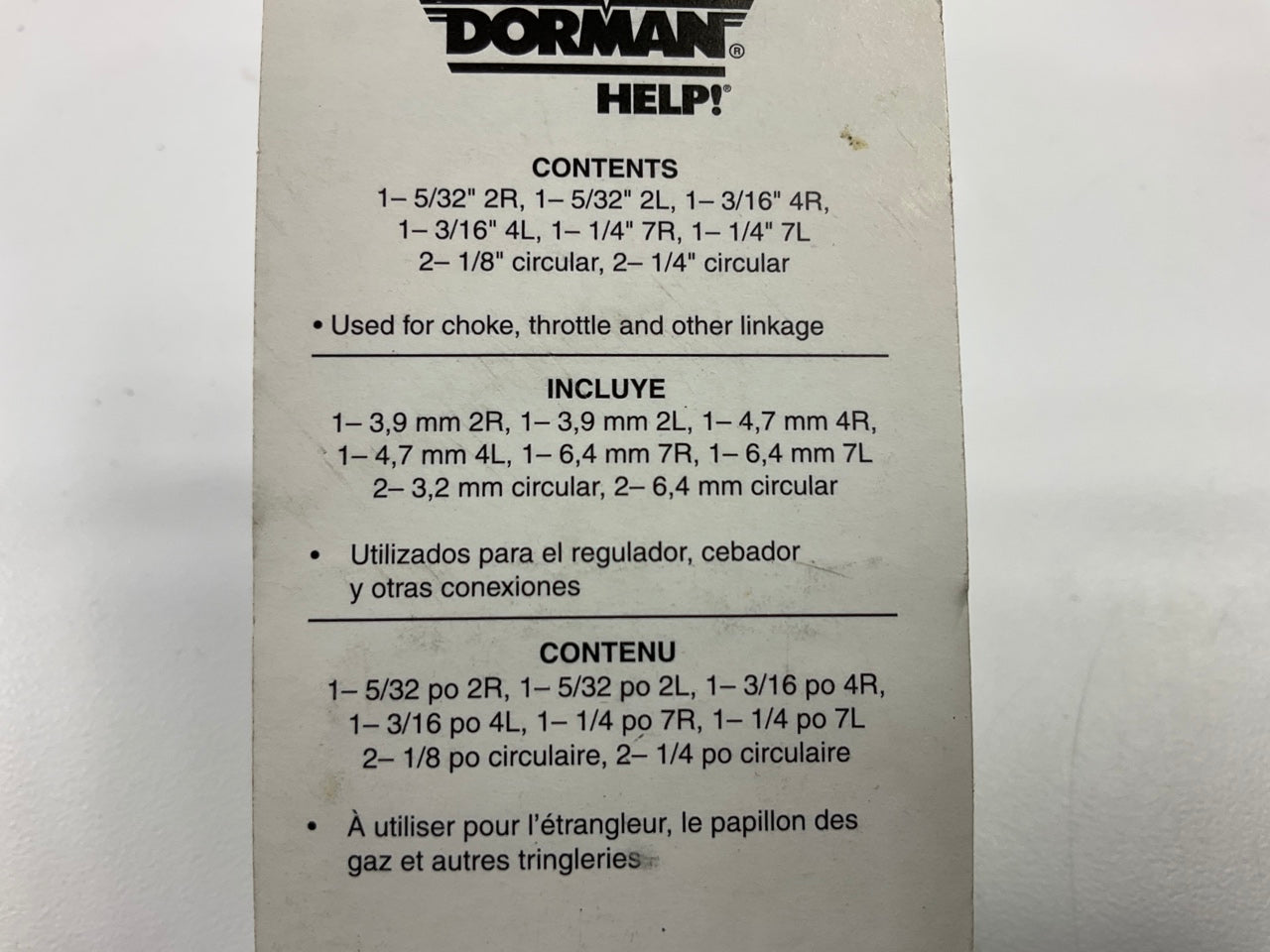 Dorman 41017 Universal Carburetor Linkage Clip Assortment