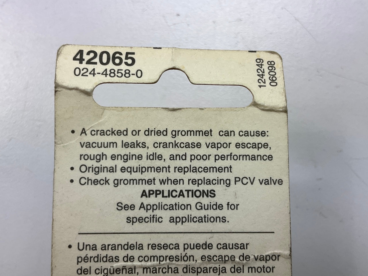 Dorman 42065 PCV Valve Grommet