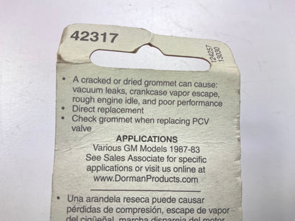 Dorman 42317 PCV Valve Grommet
