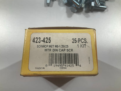 Dorman 423425 Cap Screw, M8-1.25 X 25 Mm - 25 Pack