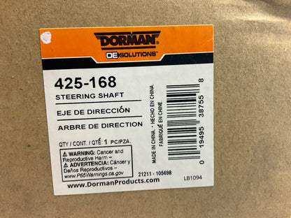 Dorman 425-168 Intermediate Steering Shaft 06-12 Malibu 06-10 G6 07-09 Aura