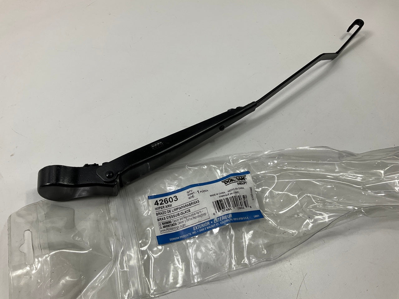 Dorman 42603 Front Left Drivers Side Windshield Wiper Arm