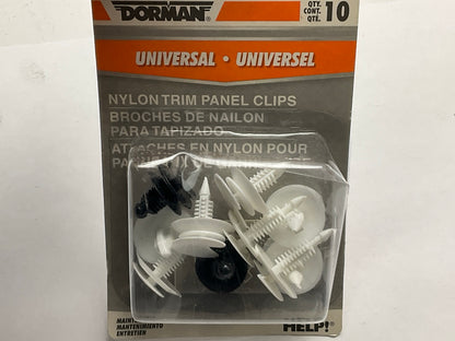 Dorman 45319 Nylon Trim Retainer Clips, Assortment Pack, For Chrysler, Ford, GM