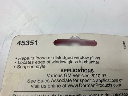 (2) Dorman 45351 Front Window Guide