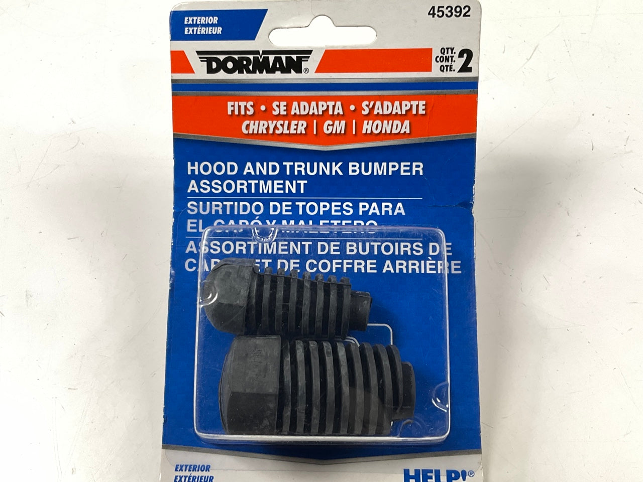 Dorman 45392 Universal Hood & Trunk Bumper - PACK OF 2