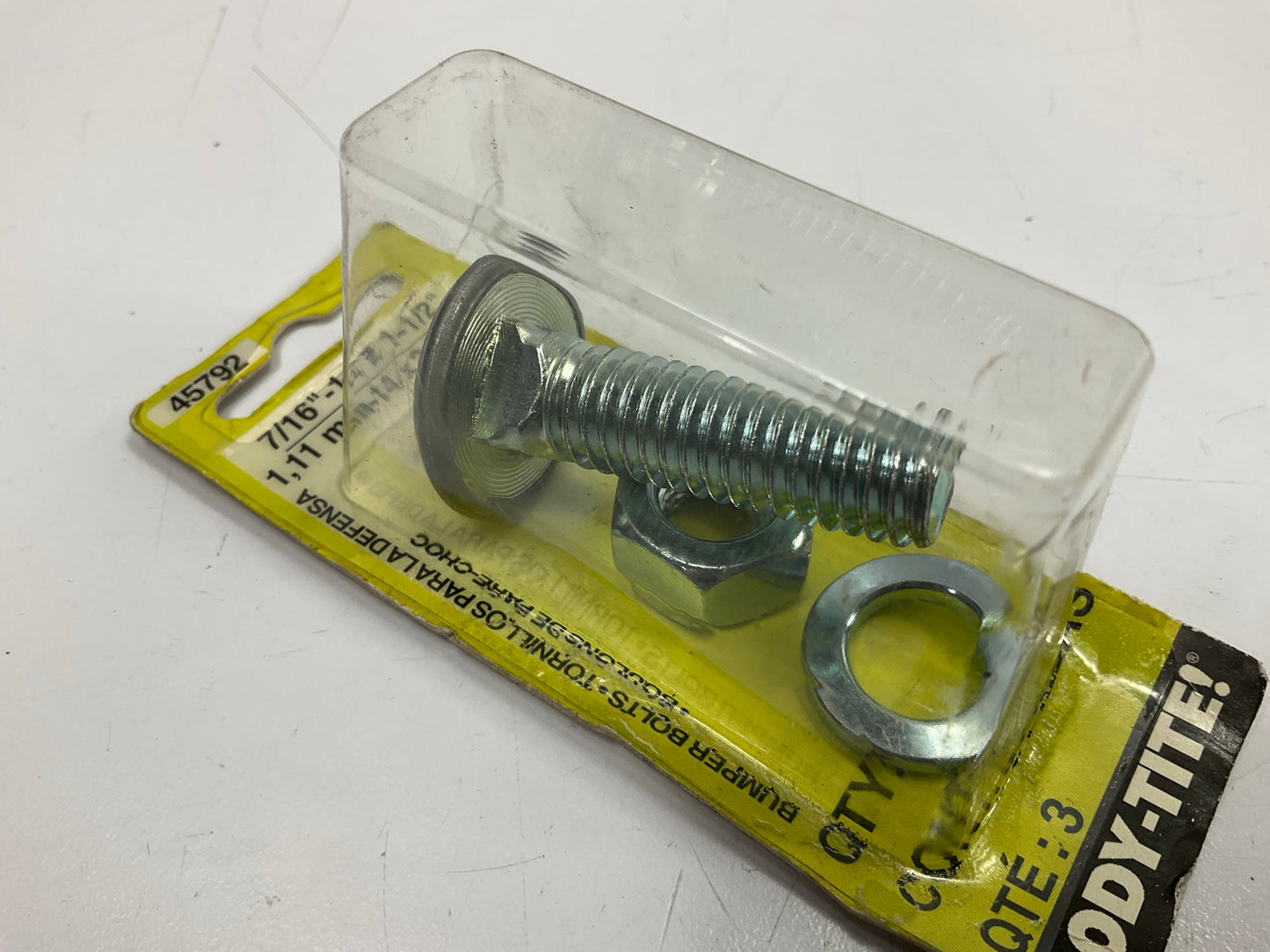Dorman 45792 Bumper Bolt W/ Nut - 7/16''-14 X 1-1/2''