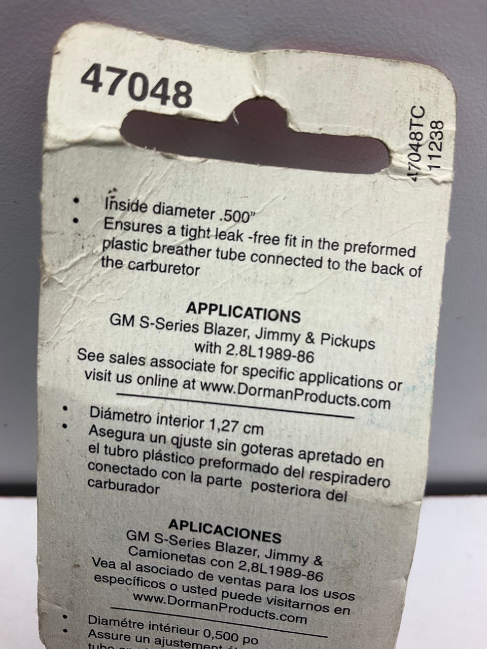Dorman 47048 PCV Valve Grommet