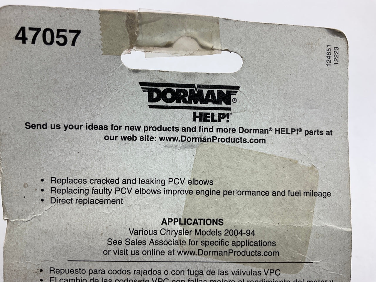 Dorman 47057 PCV Valve Elbow