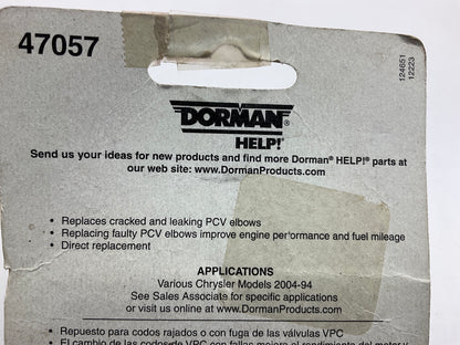 Dorman 47057 PCV Valve Elbow