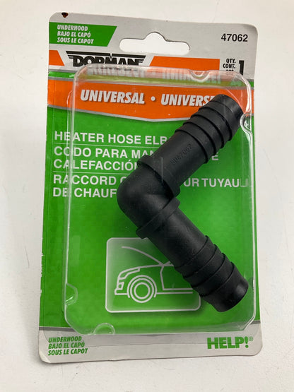 Dorman 47062 90 DEGREE Heater Hose Elbow Connector - 5/8'' X 5/8''