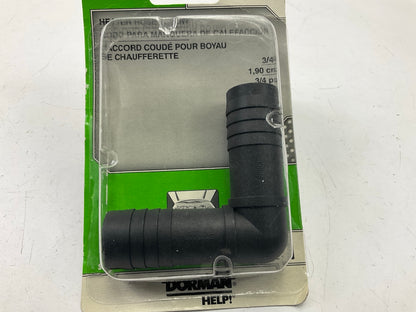 Dorman 47063 HVAC Heater Hose Connector, 90 Degree Elbow - 3/4'' X 3/4''