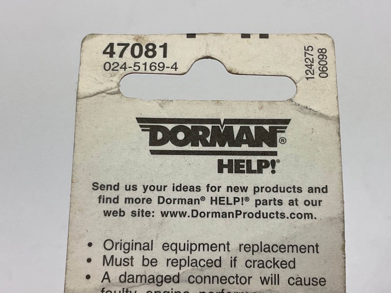 (5) Dorman 47081 HVAC Heater Hose Connector - 1/2'' To 5/8''